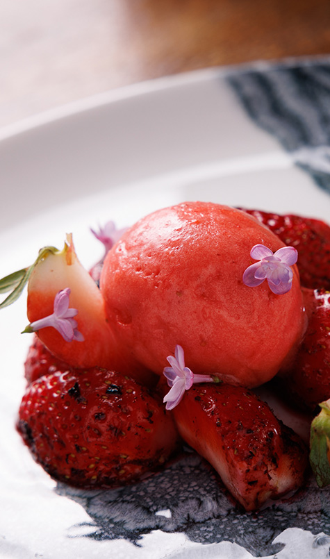 Coupe de glace & fraise